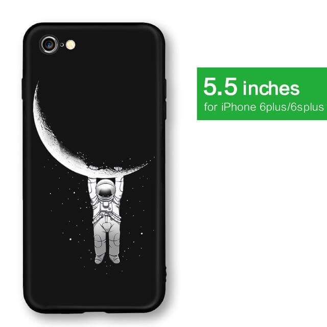 Cool Space Moon Astronaut Iphone Case - MaviGadget