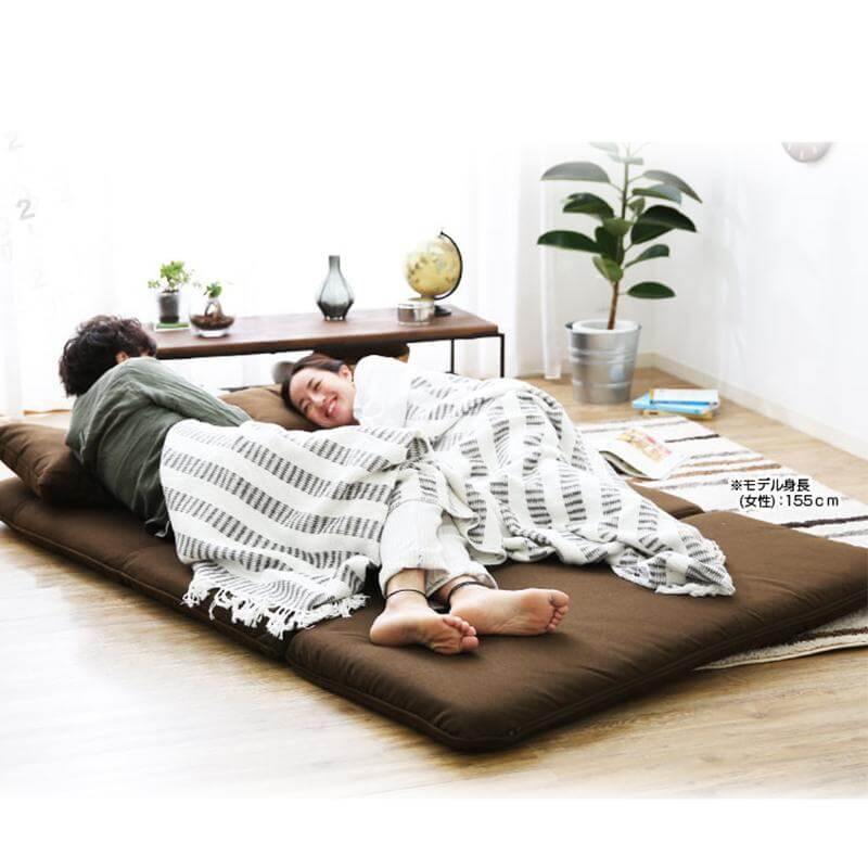 Modern Japanese Style Floor Legless Floor Futon Sofa - MaviGadget