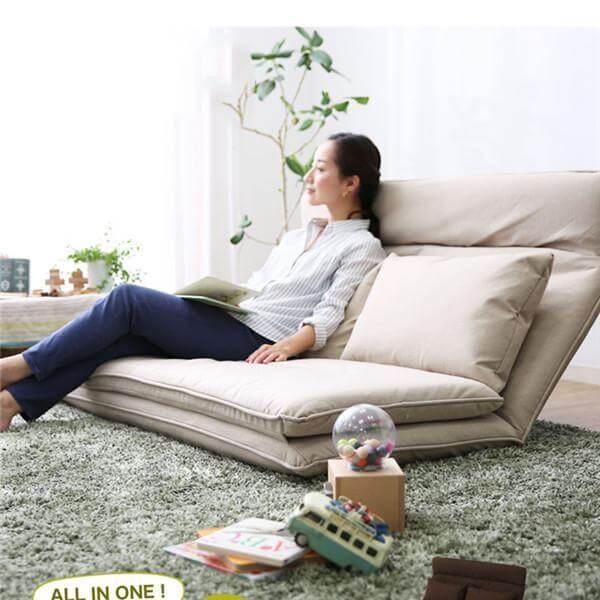 Modern Japanese Style Floor Legless Couch - MaviGadget