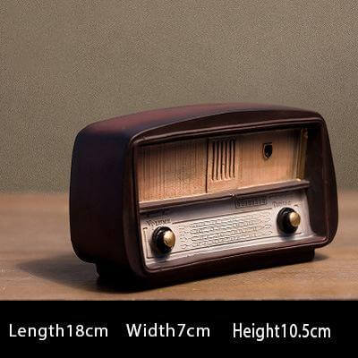 Europe style Retro Resin Radio Model Nostalgic Decor - MaviGadget
