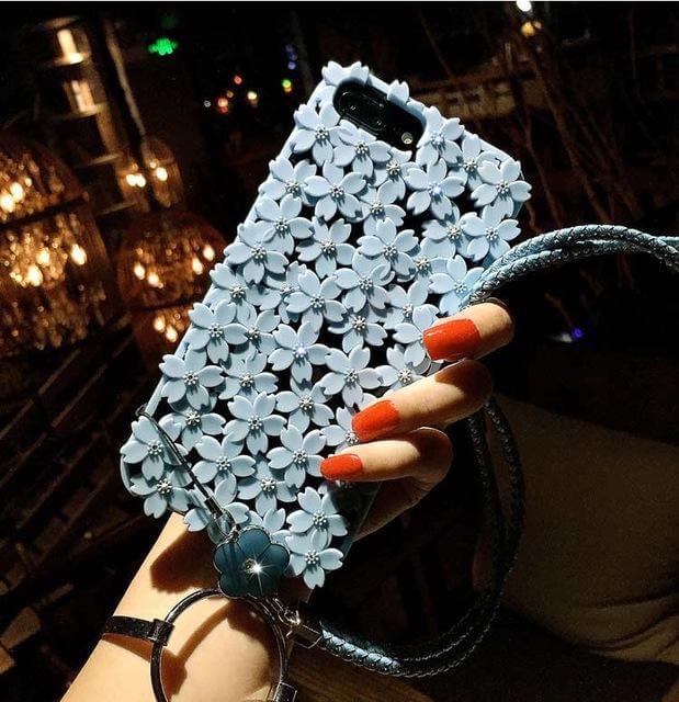 Cute Hollow Out Cherry Soft Silicone Case for iPhone Models - MaviGadget