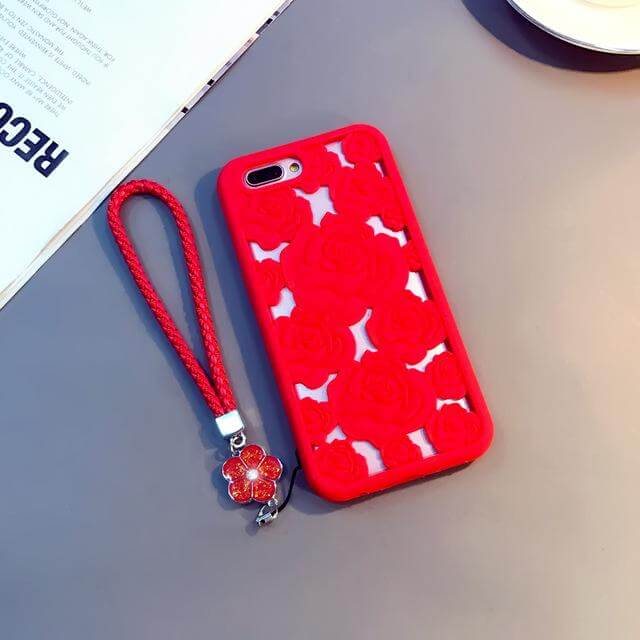 Luxury Hollow Out Rose Soft Silicone Iphone Case - MaviGadget