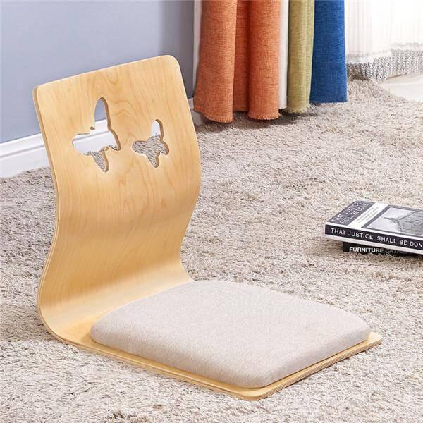 Modern Japanese Legless Chair Made From Plywood - MaviGadget