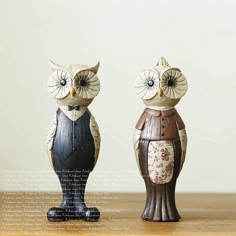 Retro Owl Art Ornaments Home Decoration - MaviGadget