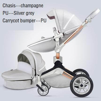 Deluxe New High Landscape 360 rotation baby stroller - MaviGadget