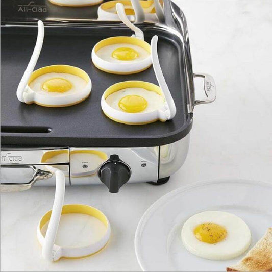2pcs/set Circle Shaped Fried Egg Mold Pancake Rings - MaviGadget