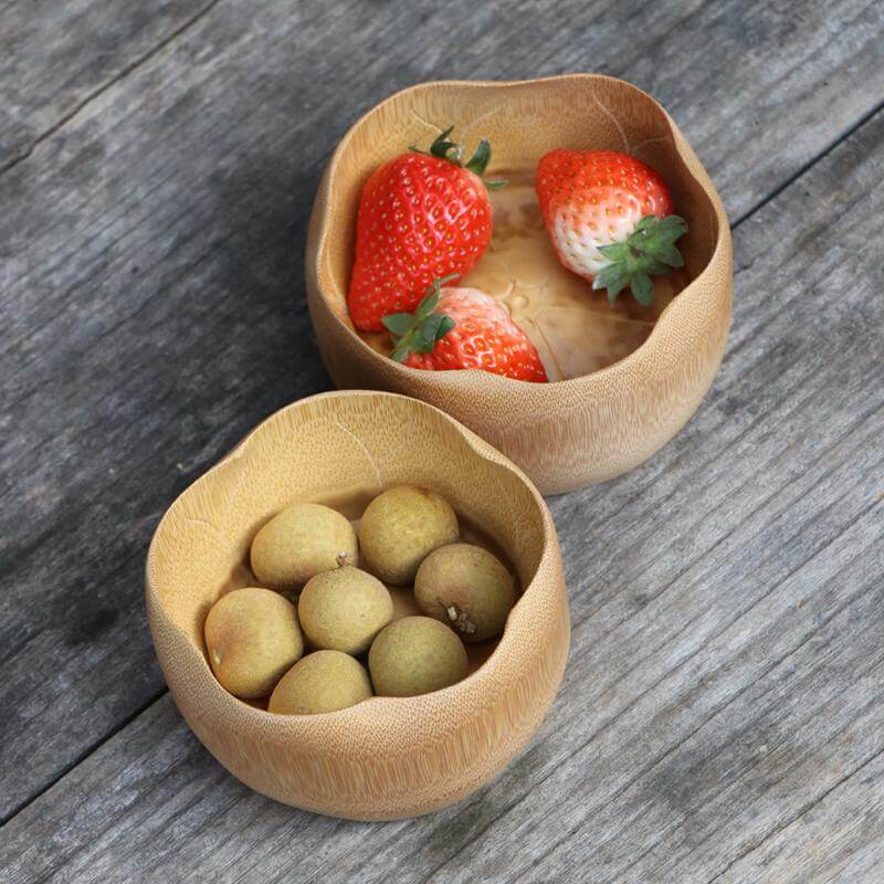 Handmade Natural Bamboo Bowls - MaviGadget