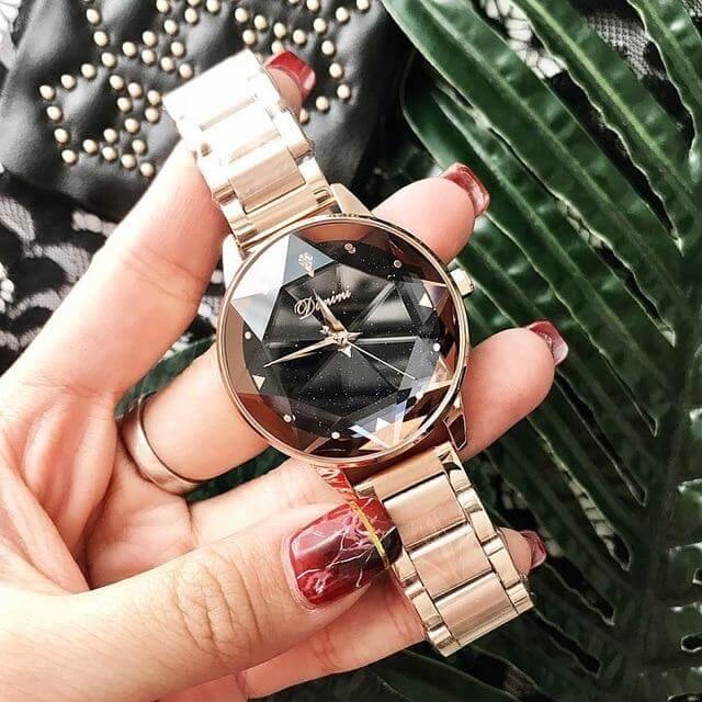 Luxury Stainless Steel Shiny Look Women Watch - MaviGadget