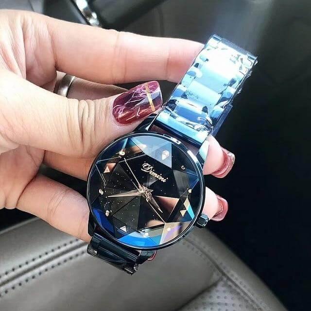 Luxury Stainless Steel Shiny Look Women Watch - MaviGadget