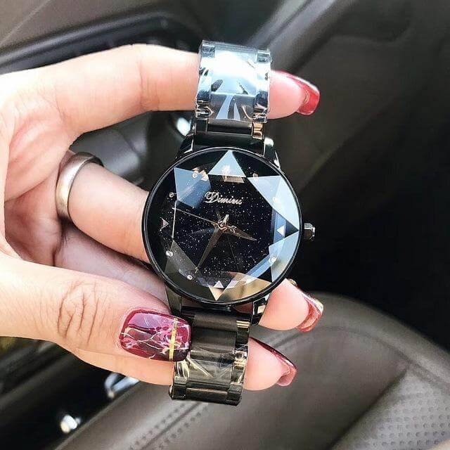 Luxury Stainless Steel Shiny Look Women Watch - MaviGadget