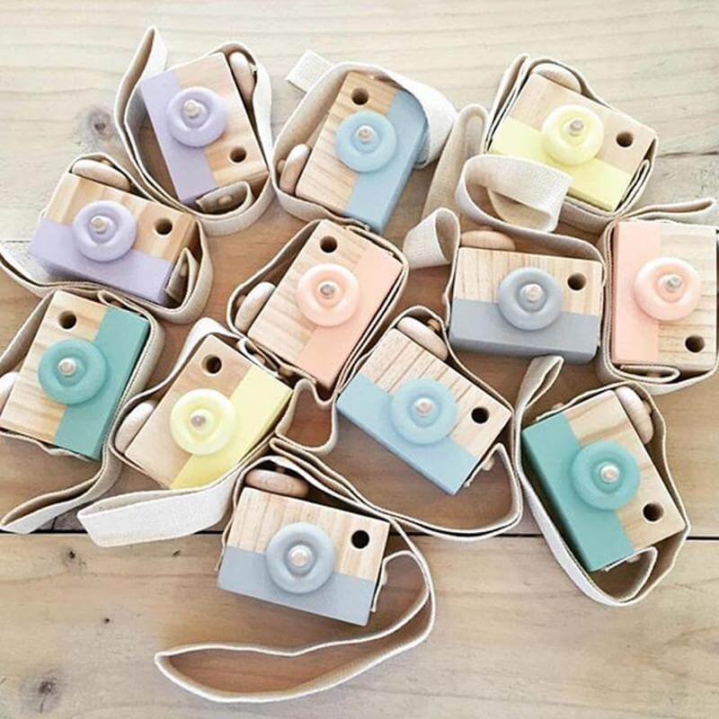 Cute Wooden Camera Hanging Camera - MaviGadget