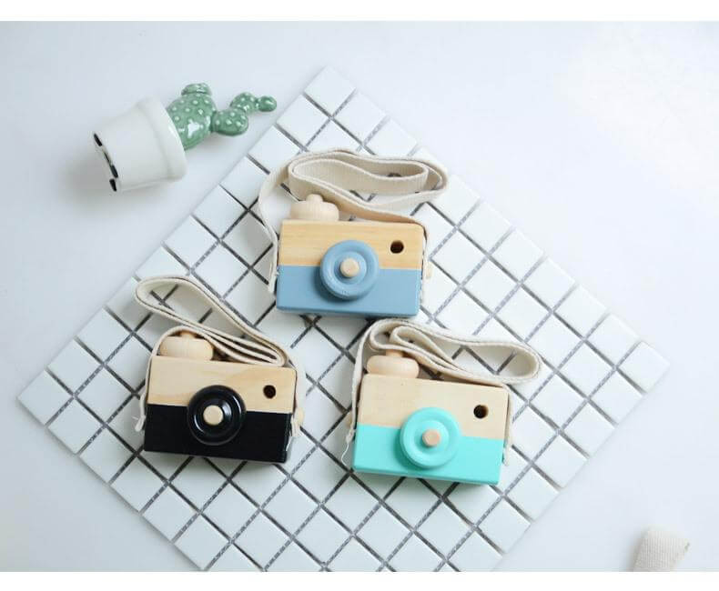 Cute Wooden Camera Hanging Camera - MaviGadget