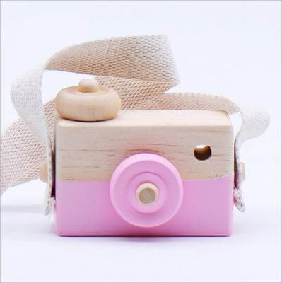 Cute Wooden Camera Hanging Camera - MaviGadget