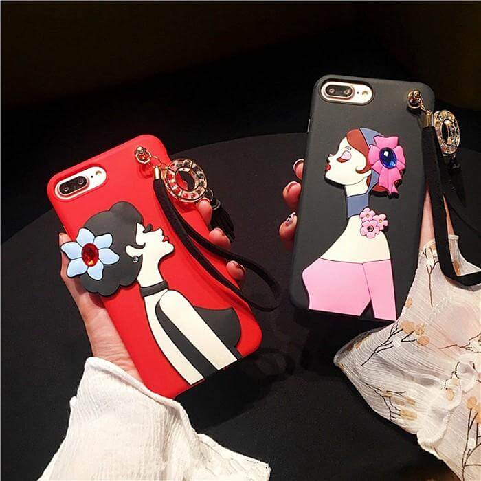 3D Korea Soft Luxury Iphone Cases - MaviGadget
