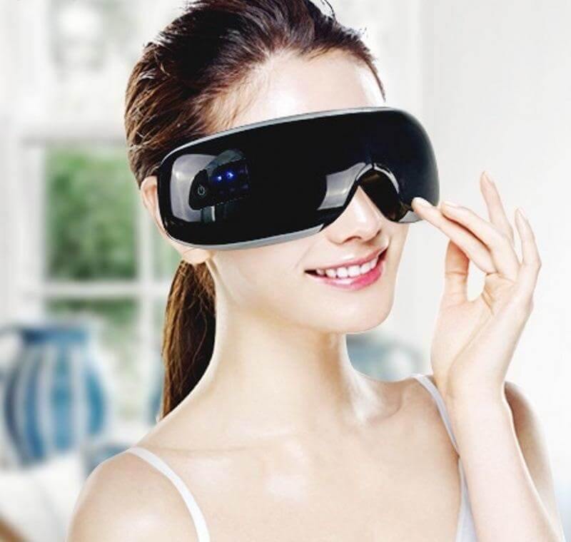 Rechargeable Wireless Electronic Heated Dry Eye Massager with Air Pressure - MaviGadget
