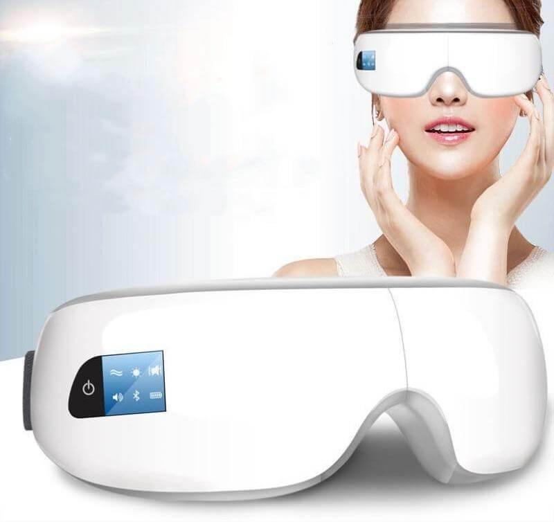 Rechargeable Wireless Electronic Heated Dry Eye Massager with Air Pressure - MaviGadget
