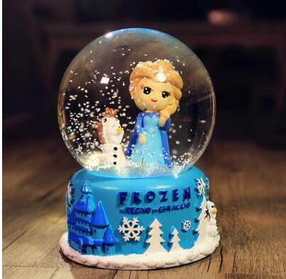 Creative LED Crystal Ball Music Box Glowing light Night Decor - MaviGadget