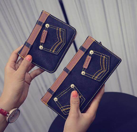 Creative Jeans Style Exquisite Women Wallet - MaviGadget