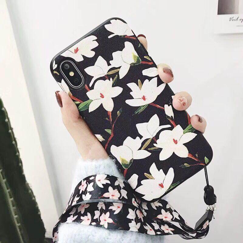 Fresh Camillia Flower Soft Silicone Iphone Cases - MaviGadget