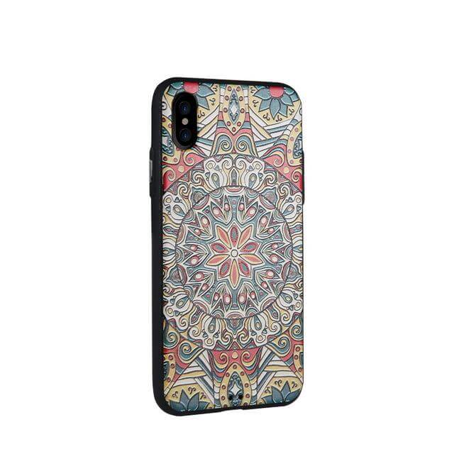 High Quality 3D Relief Print Soft Iphone X Case - MaviGadget