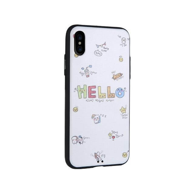 High Quality 3D Relief Print Soft Iphone X Case - MaviGadget