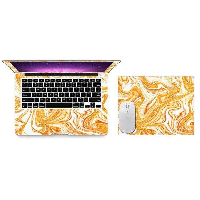 Marble Color Full Cover Macbook Stickers - MaviGadget