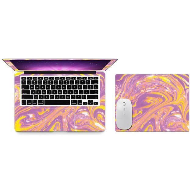 Marble Color Full Cover Macbook Stickers - MaviGadget