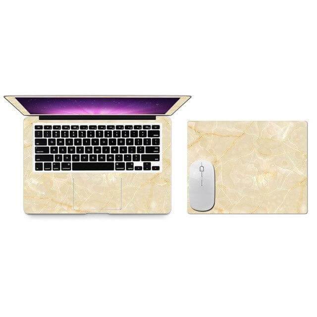 Marble Color Full Cover Macbook Stickers - MaviGadget