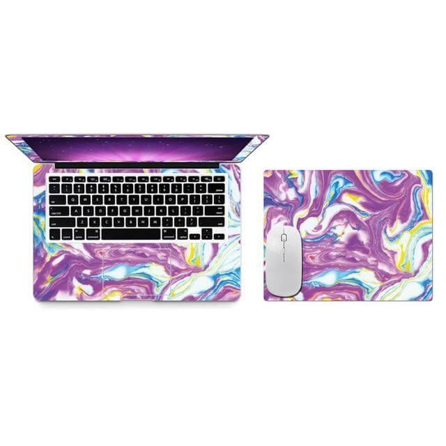 Marble Color Full Cover Macbook Stickers - MaviGadget