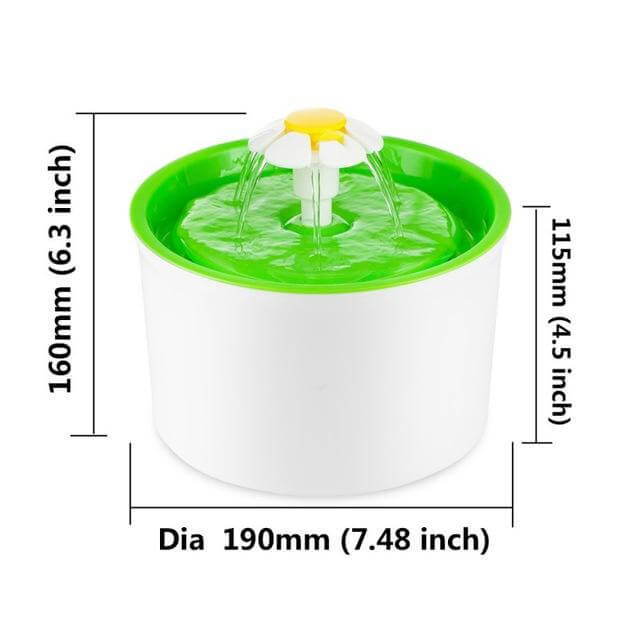 Automatic Flower Style  Water Fountain for Pet - MaviGadget