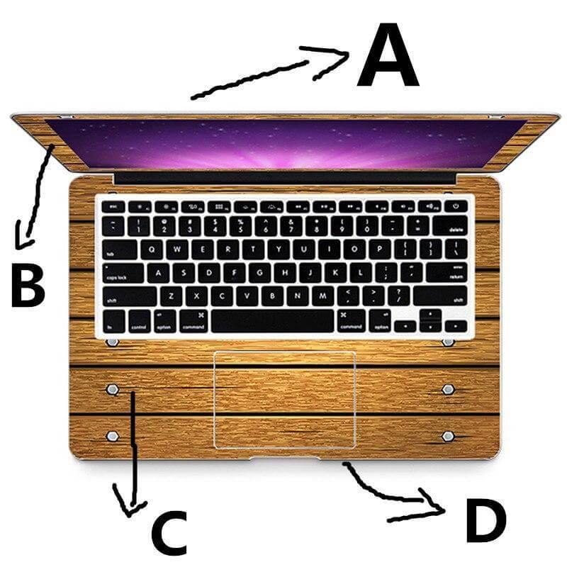 Marble Color Full Cover Macbook Stickers - MaviGadget