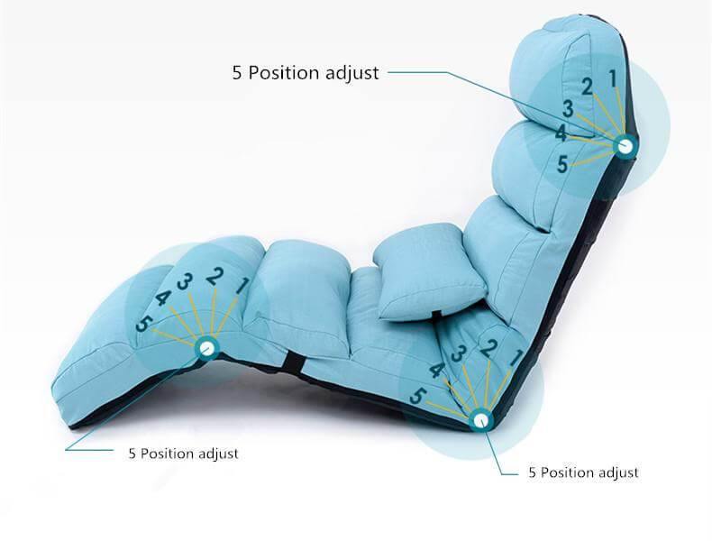 Modern Reclining Adjustable Sleep Lounge Chair - MaviGadget