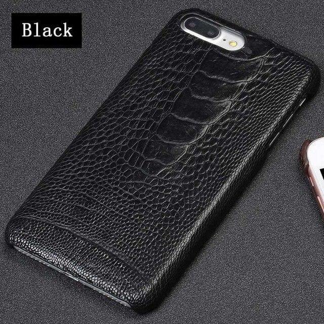 Luxury Natural Ostrich Foot Skin Iphone Cases - MaviGadget
