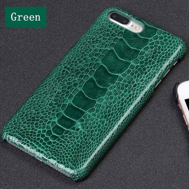 Luxury Natural Ostrich Foot Skin Iphone Cases - MaviGadget