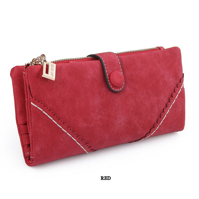 Retro Matte Leather Women Purses