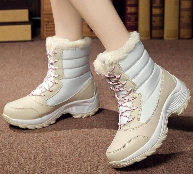 Thick Warm Waterproof Modern Winter Boots for Women - MaviGadget