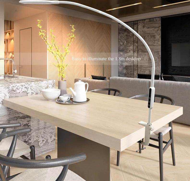Table Clip Led Desk Lamp with Remote Control - MaviGadget