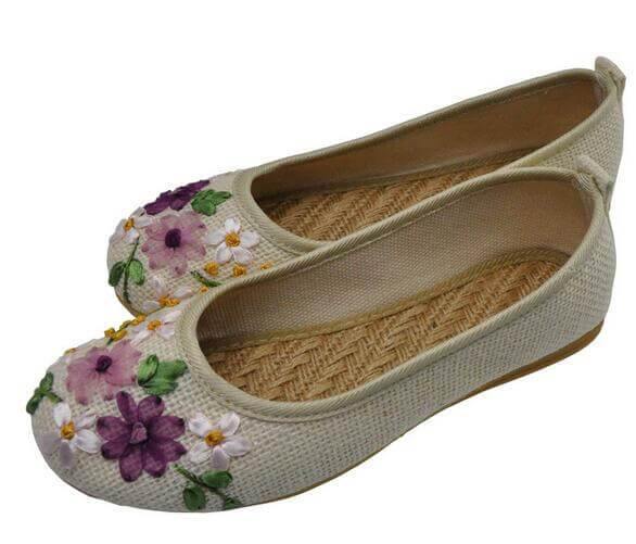 Vintage Ballerina Flat Shoes - MaviGadget