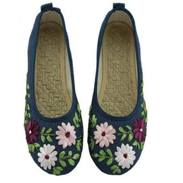 Vintage Ballerina Flat Shoes - MaviGadget