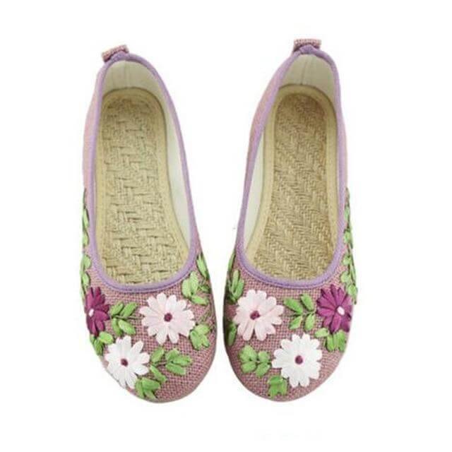 Vintage Ballerina Flat Shoes - MaviGadget