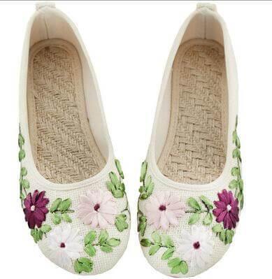 Vintage Ballerina Flat Shoes - MaviGadget