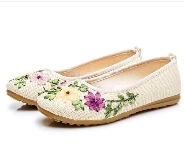 Vintage Ballerina Flat Shoes - MaviGadget