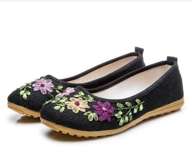 Vintage Ballerina Flat Shoes - MaviGadget