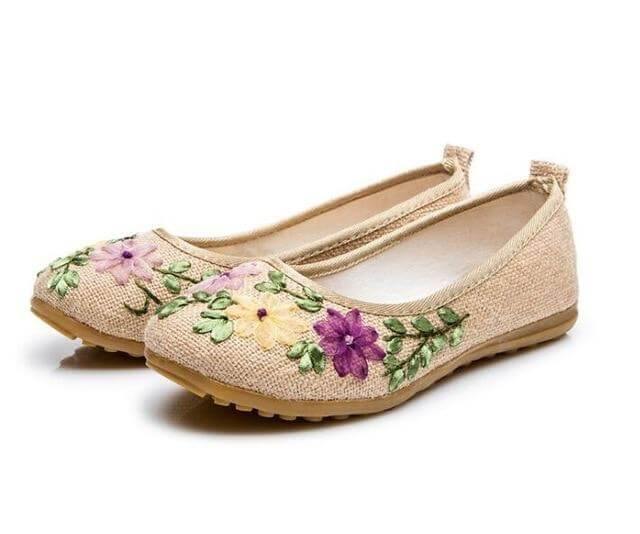 Vintage Ballerina Flat Shoes - MaviGadget
