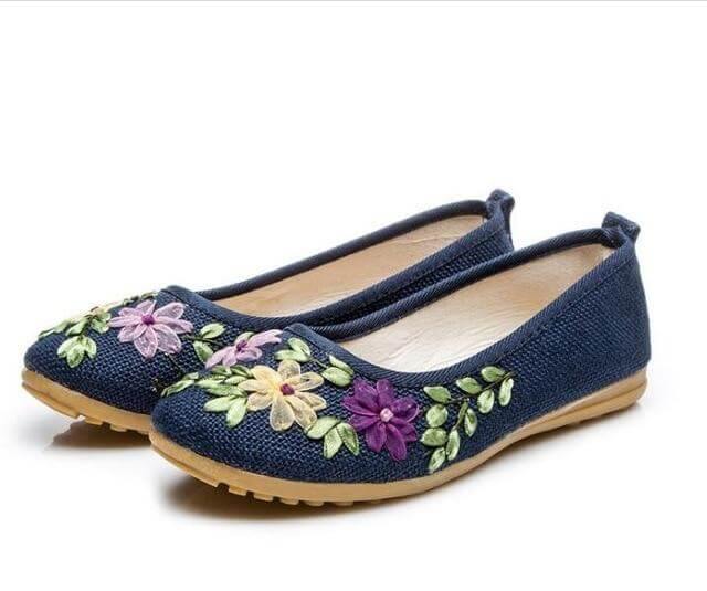 Vintage Ballerina Flat Shoes - MaviGadget