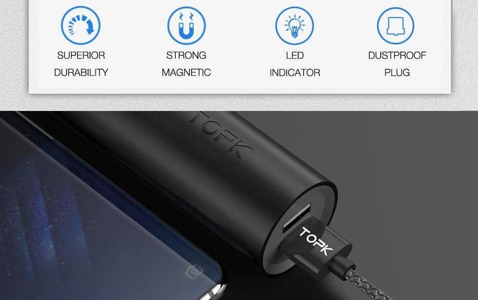 Smart Magnetic Usb Cable for  Iphone and Android - MaviGadget