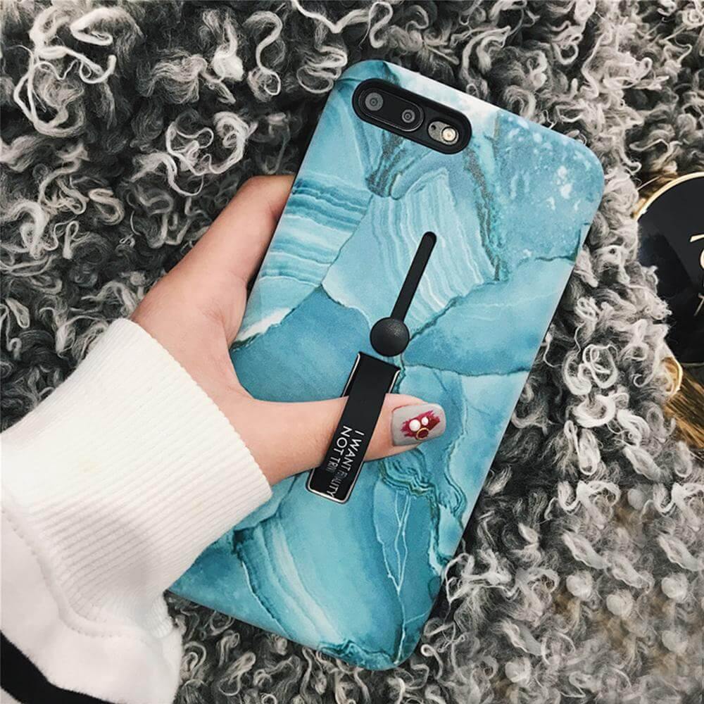 Marble Pattern Soft Silicon Iphone Case - MaviGadget