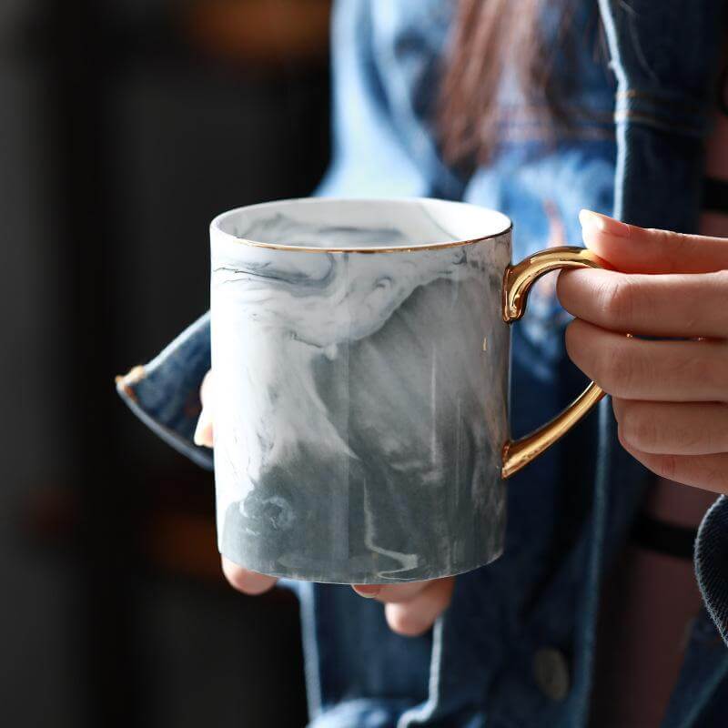 European Marble Porcelain Mug - MaviGadget