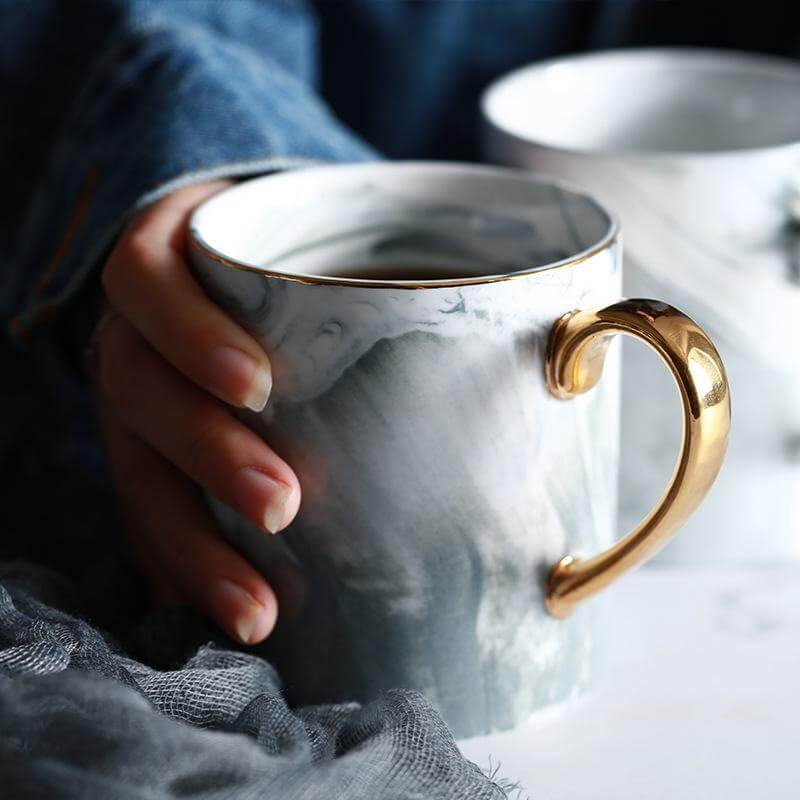 European Marble Porcelain Mug - MaviGadget