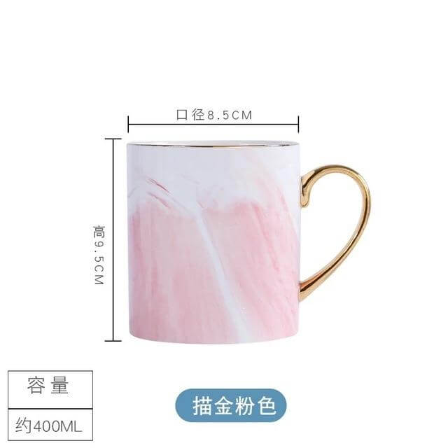 European Marble Porcelain Mug - MaviGadget
